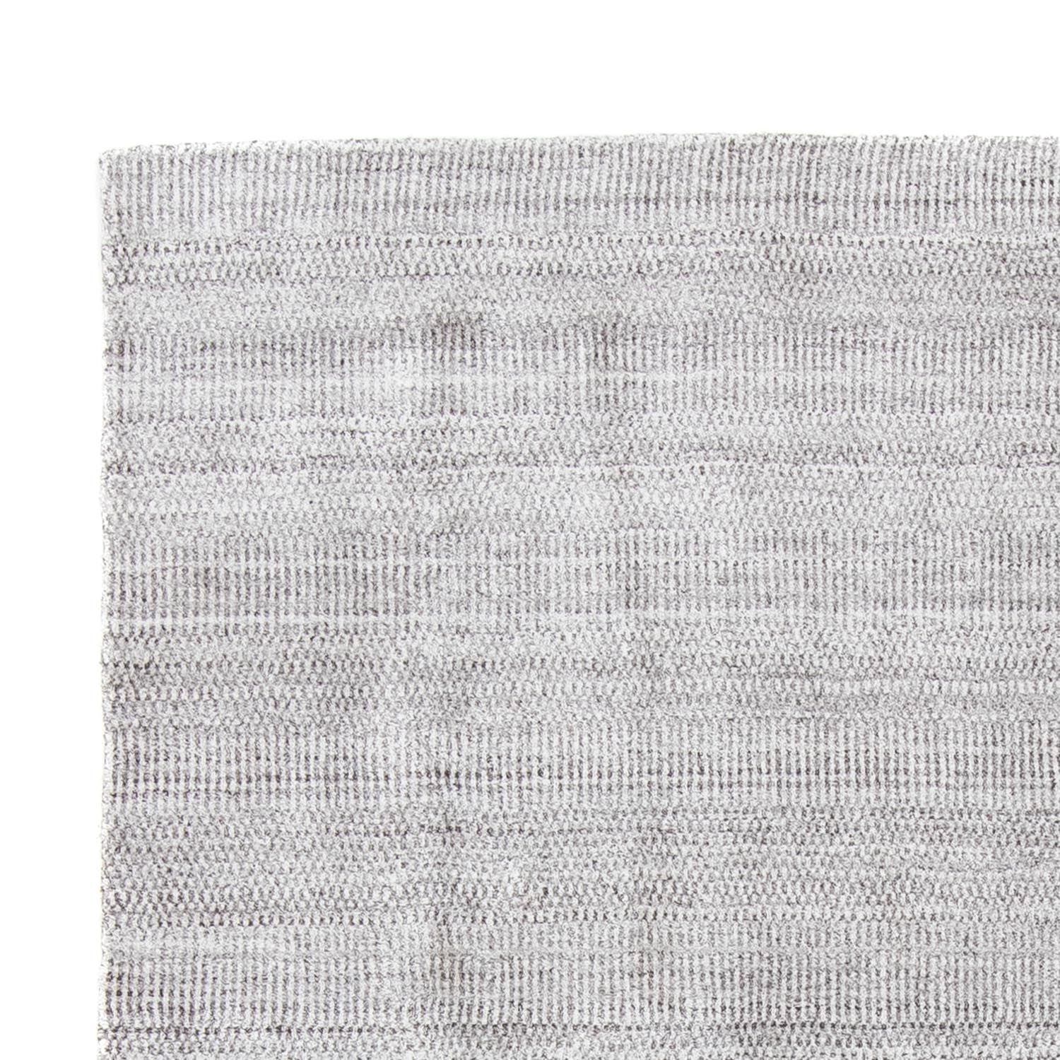 Designer tæppe - 202 x 143 cm - sølv