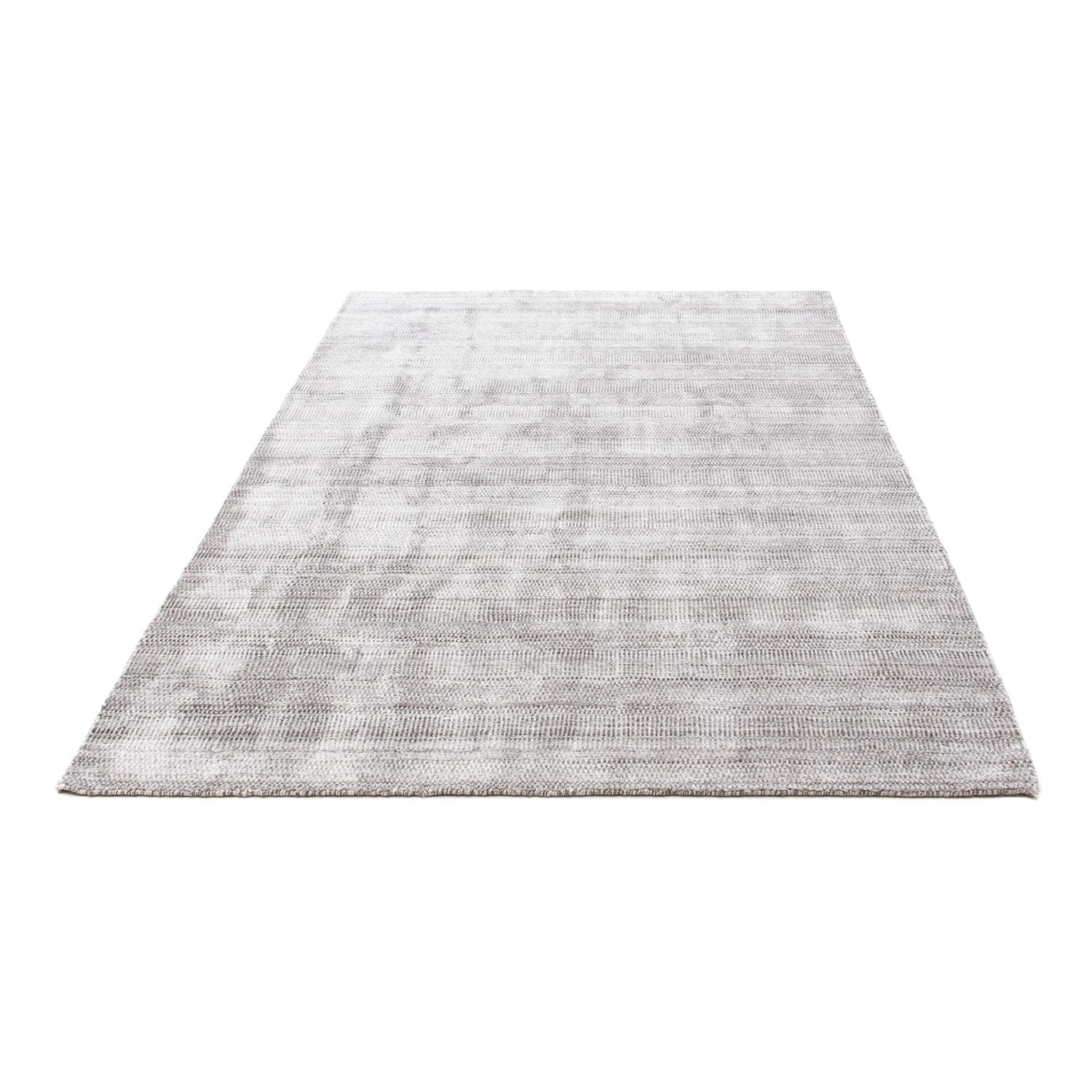 Designer tæppe - 202 x 143 cm - sølv