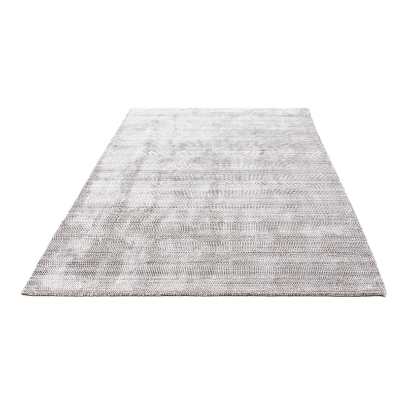 Designer tæppe - 202 x 143 cm - sølv