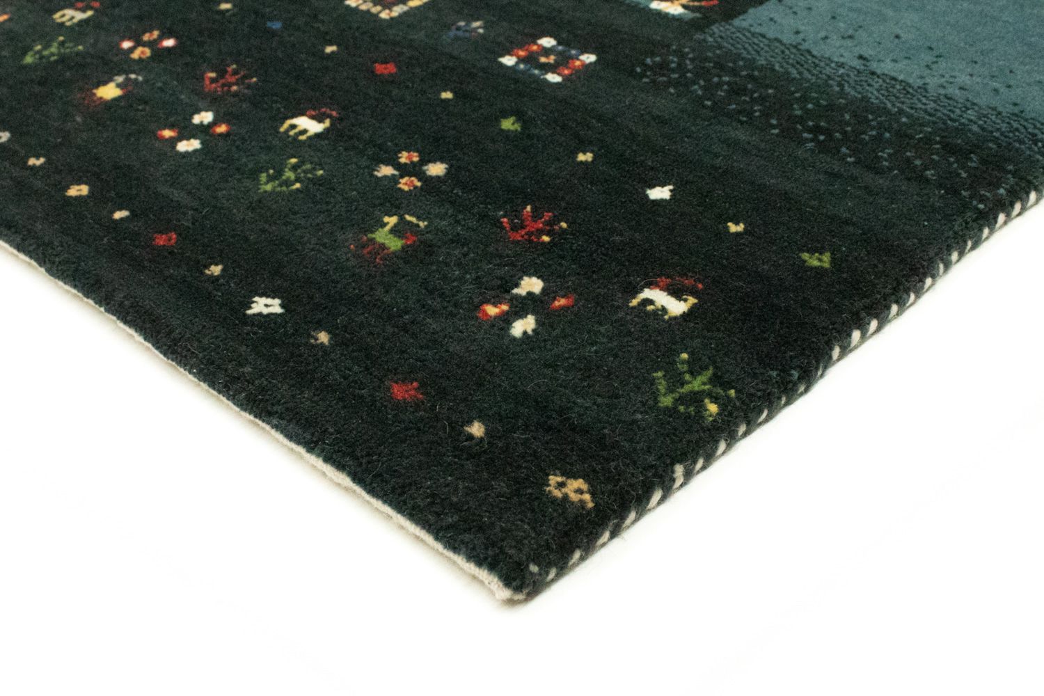 Gabbeh Tæppe - Loribaft Persisk - 241 x 170 cm - flerfarvet