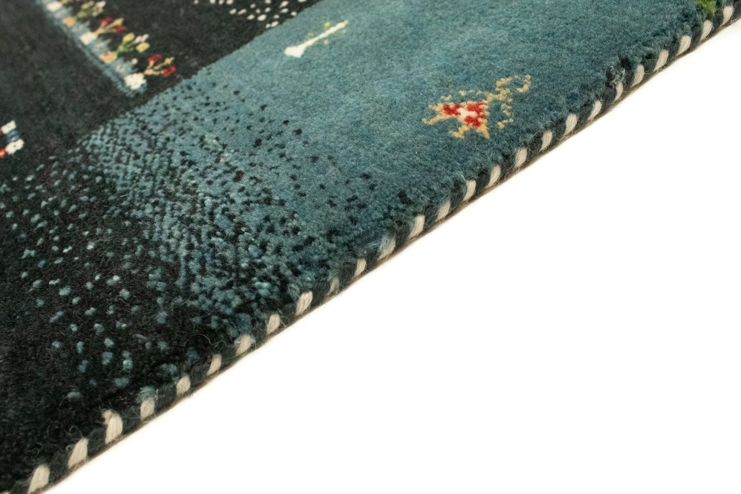 Gabbeh Tæppe - Loribaft Persisk - 241 x 170 cm - flerfarvet