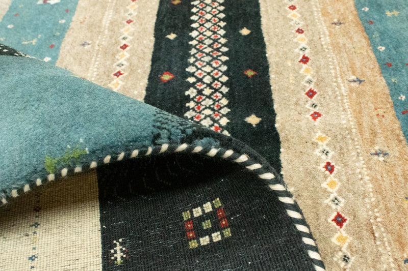 Gabbeh Tæppe - Loribaft Persisk - 241 x 170 cm - flerfarvet