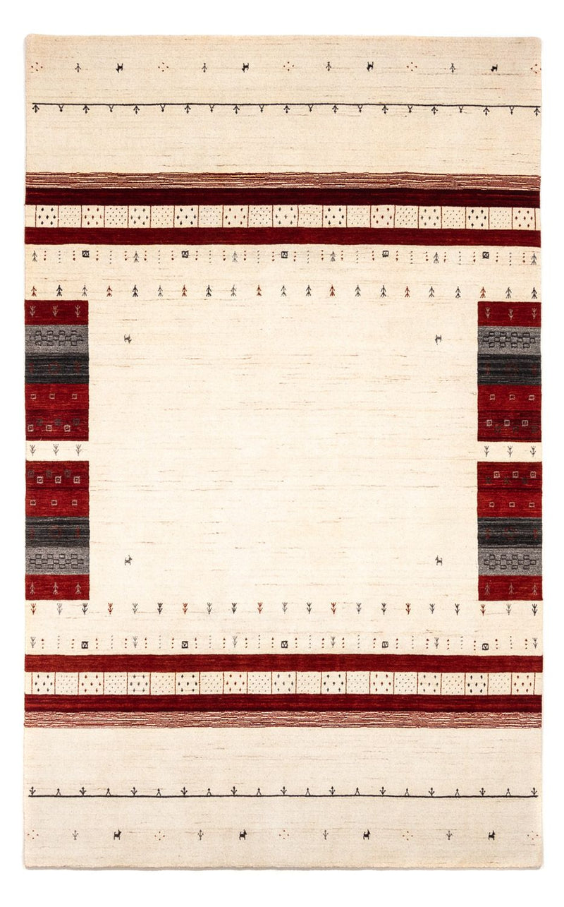 Gabbeh Tæppe - Loribaft Persisk - 298 x 200 cm - beige