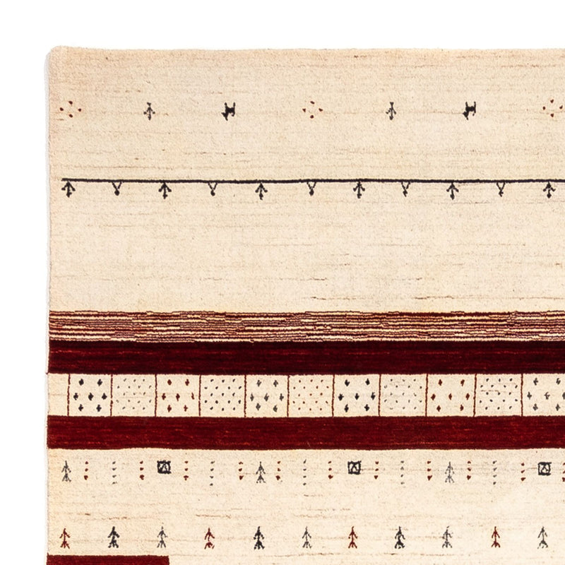Gabbeh Tæppe - Loribaft Persisk - 298 x 200 cm - beige