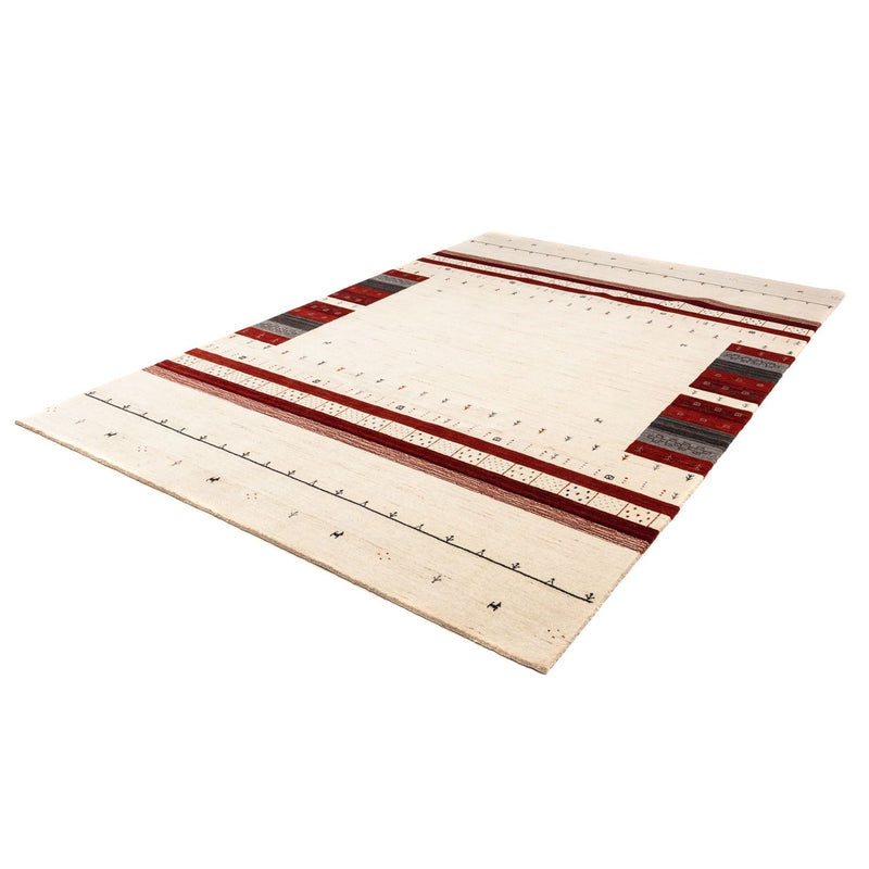 Gabbeh Tæppe - Loribaft Persisk - 298 x 200 cm - beige