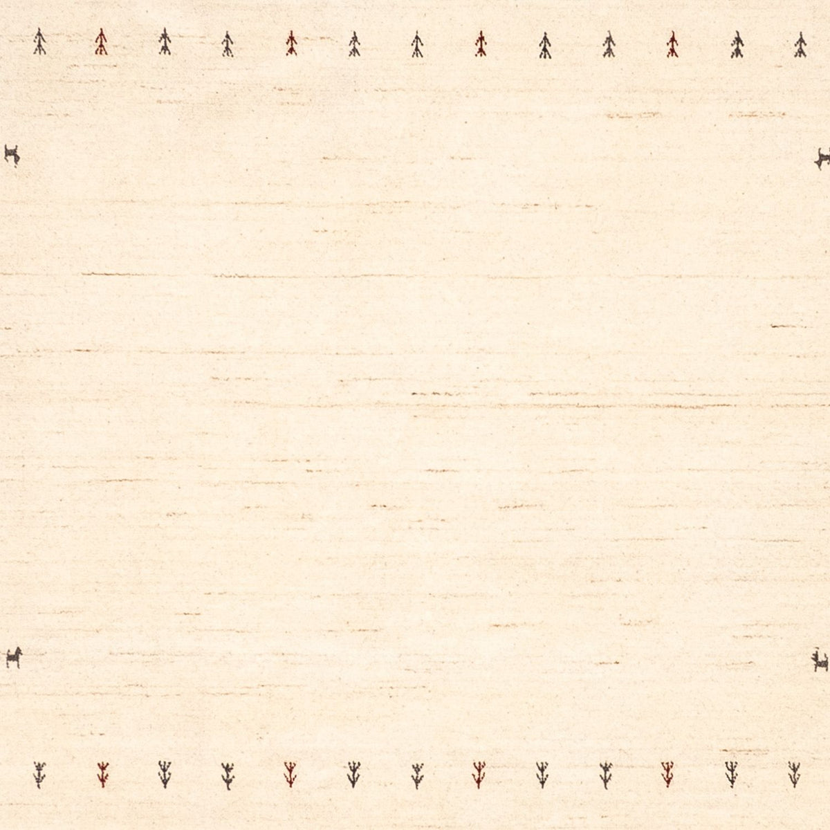 Gabbeh Tæppe - Loribaft Persisk - 298 x 201 cm - beige