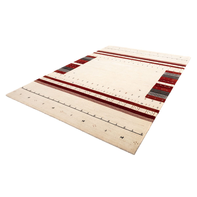 Gabbeh Tæppe - Loribaft Persisk - 298 x 201 cm - beige
