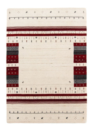 Gabbeh Tæppe - Loribaft Persisk - 200 x 143 cm - beige