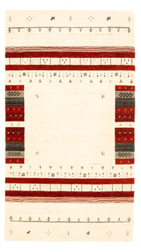 Gabbeh Tæppe - Loribaft Persisk - 161 x 92 cm - beige