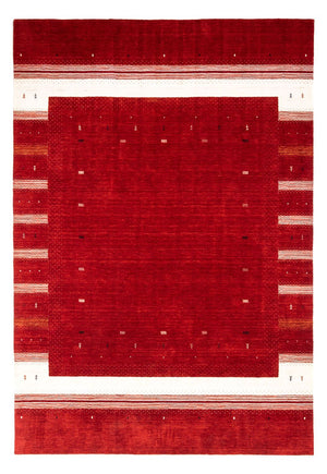 Gabbeh Tæppe - Loribaft Persisk - 350 x 247 cm - rød
