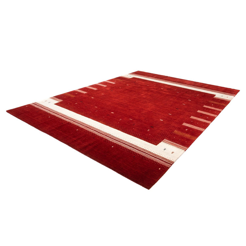 Gabbeh Tæppe - Loribaft Persisk - 350 x 247 cm - rød