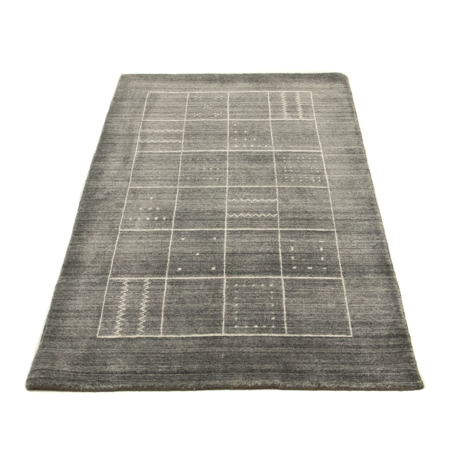 Vintage tæppe - 144 x 74 cm - grå