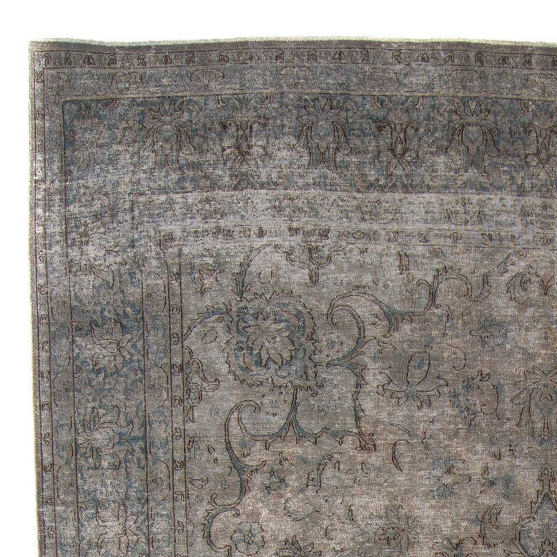 Vintage tæppe - 389 x 290 cm - grå