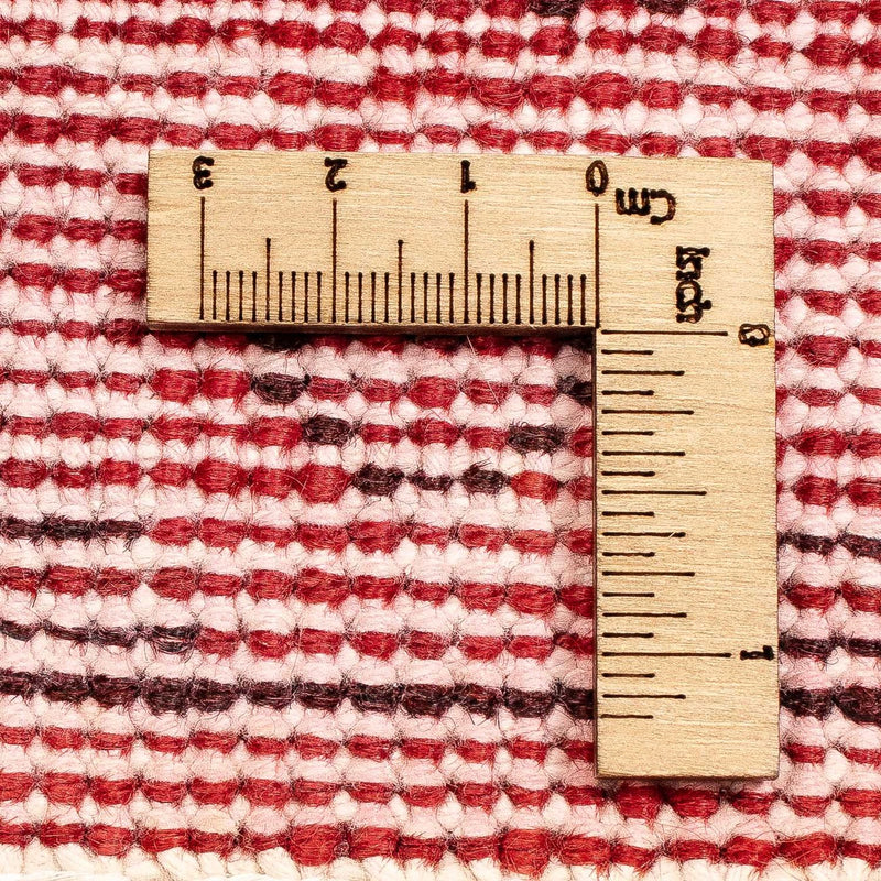 Designer tæppe - 210 x 156 cm - mørkerød
