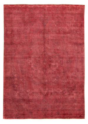 Designer tæppe - 210 x 156 cm - mørkerød