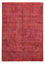 Designer tæppe - 210 x 156 cm - mørkerød