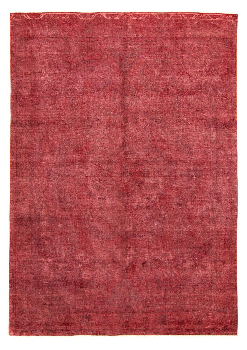Designer tæppe - 210 x 156 cm - mørkerød