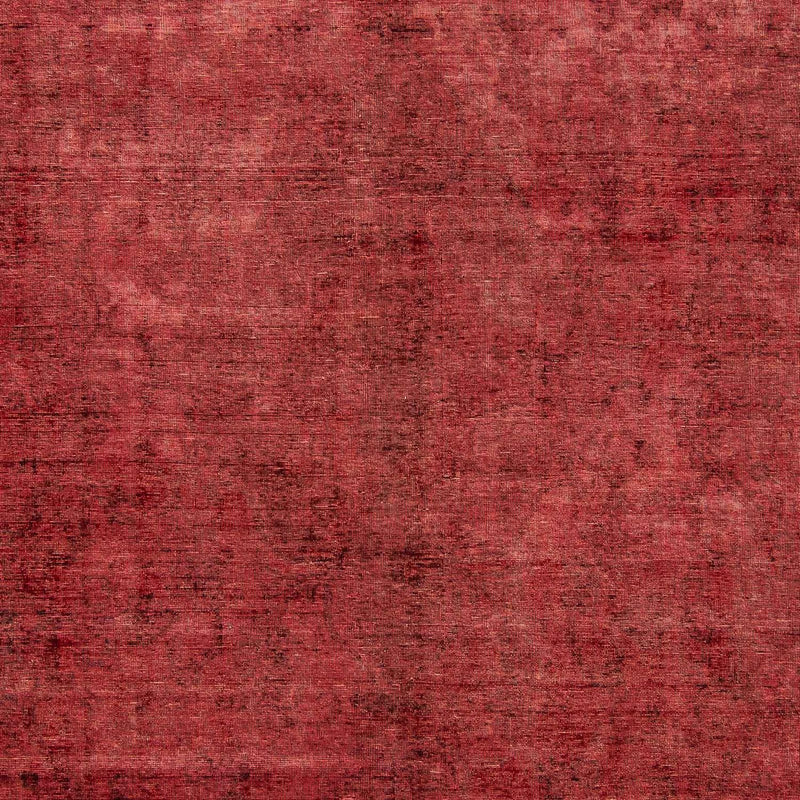 Vintage tæppe - 401 x 302 cm - mørkerød