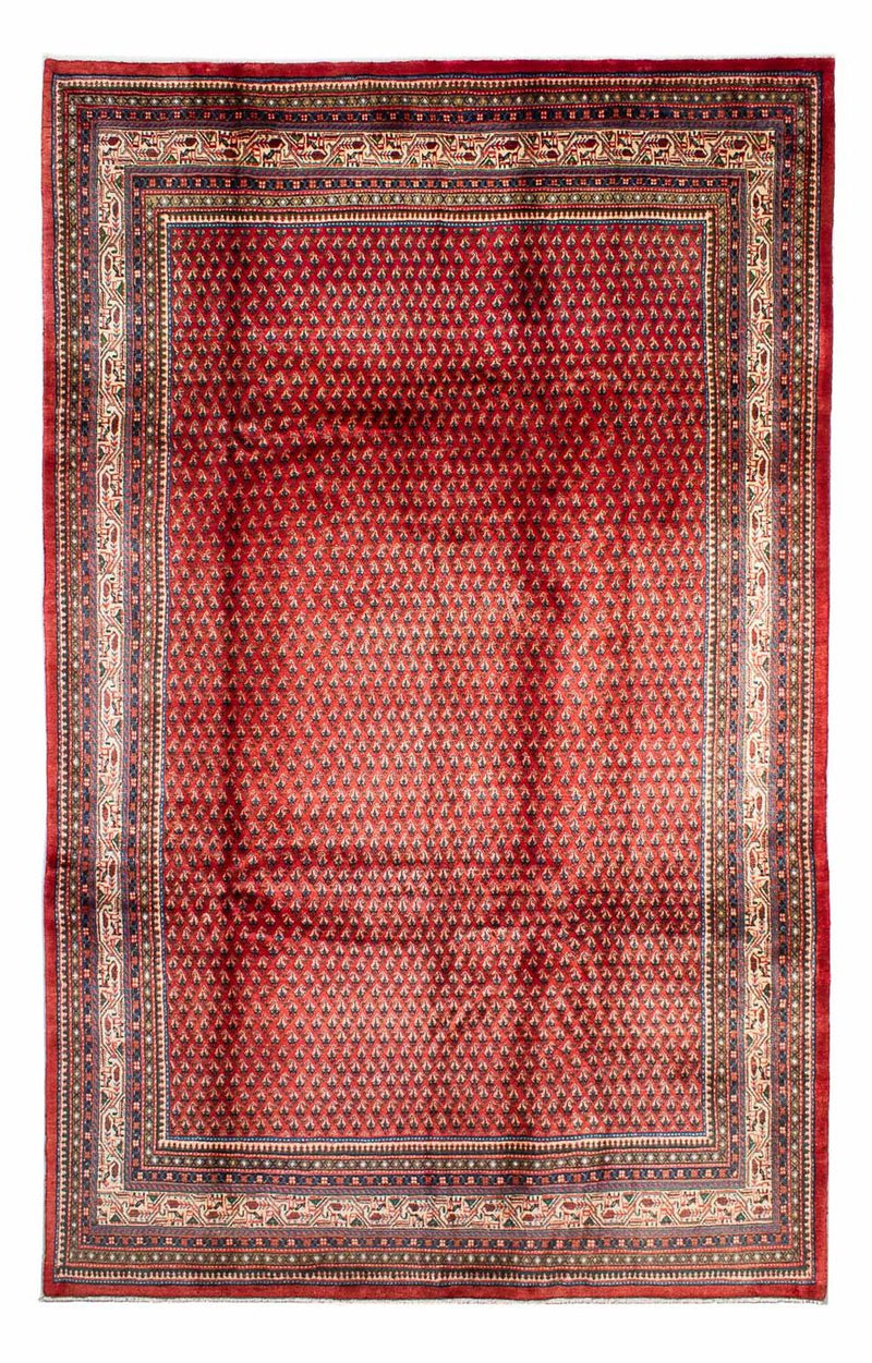 Persisk tæppe - Mir - 329 x 214 cm - mørkerød