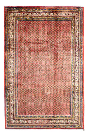 Persisk tæppe - Mir - 310 x 215 cm - mørkerød
