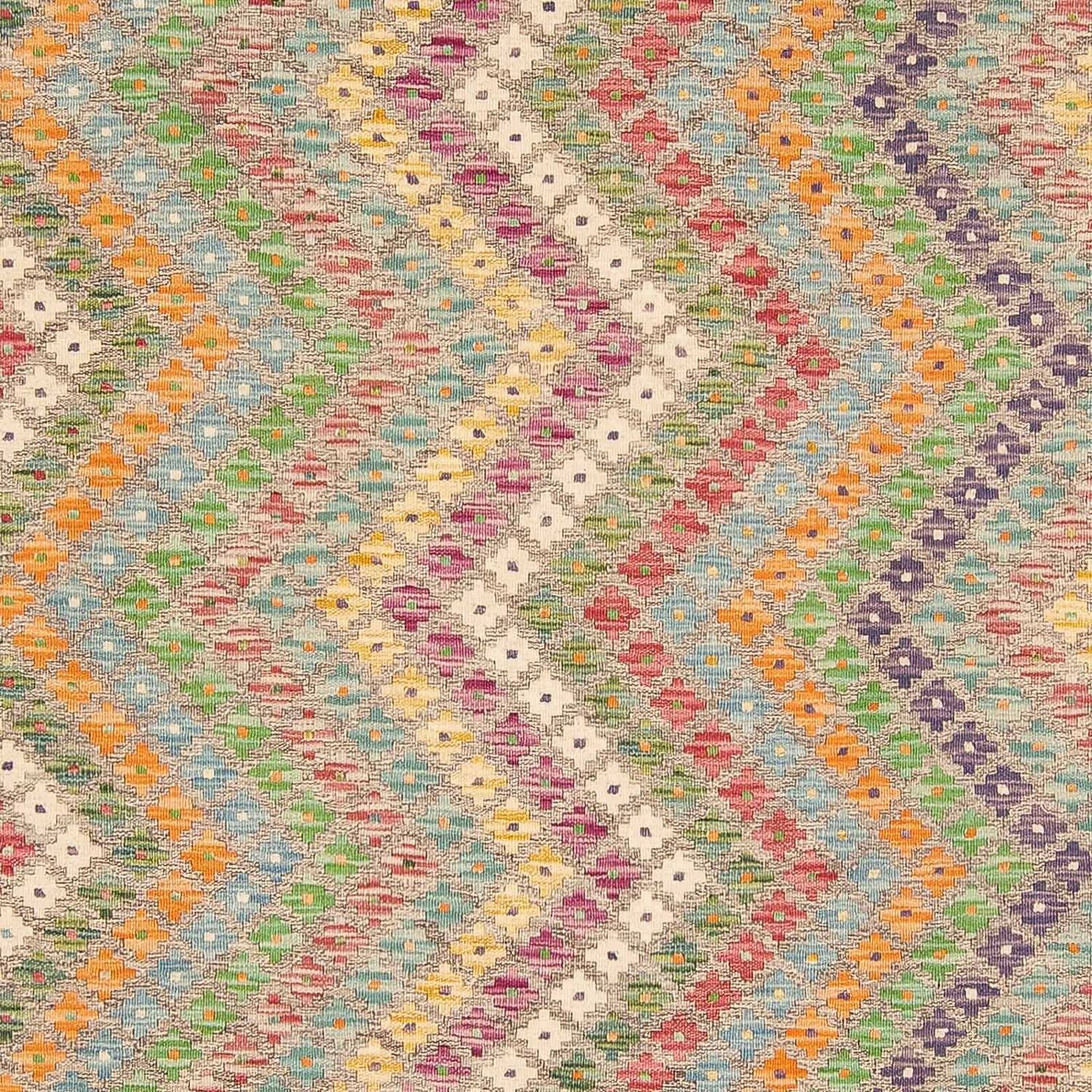 Kelim Carpet - Splash - 298 x 210 cm - flerfarvet