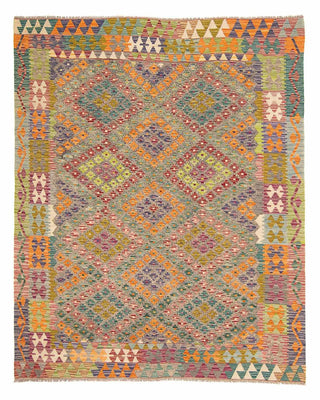 Kelim Carpet - Splash - 241 x 202 cm - flerfarvet