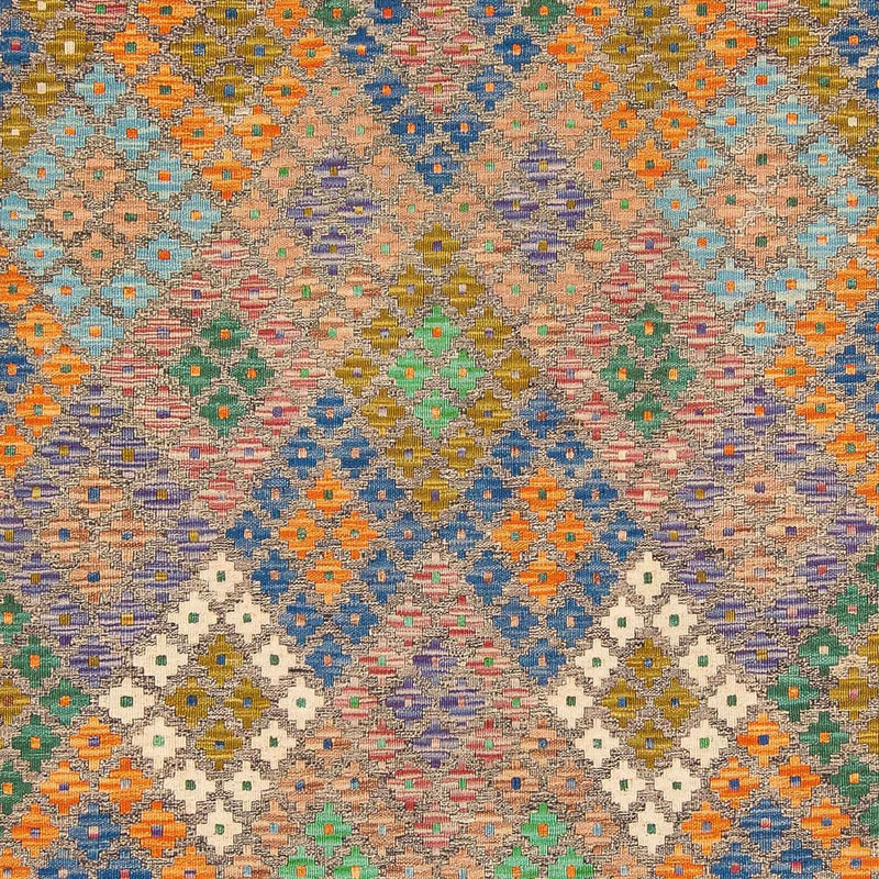 Kelim Carpet - Splash - 290 x 202 cm - flerfarvet