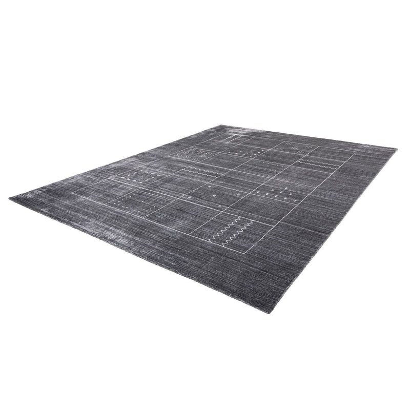 Vintage tæppe - 350 x 250 cm - grå