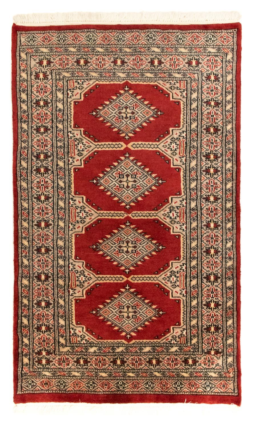 Afghansk tæppe - Bukhara - 127 x 77 cm - rød