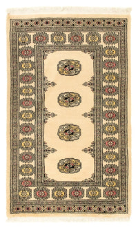 Afghansk tæppe - Bukhara - 126 x 78 cm - beige