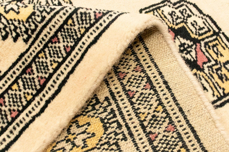 Afghansk tæppe - Bukhara - 126 x 78 cm - beige