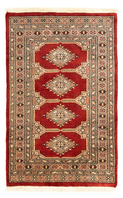 Afghansk tæppe - Bukhara - 123 x 78 cm - rød