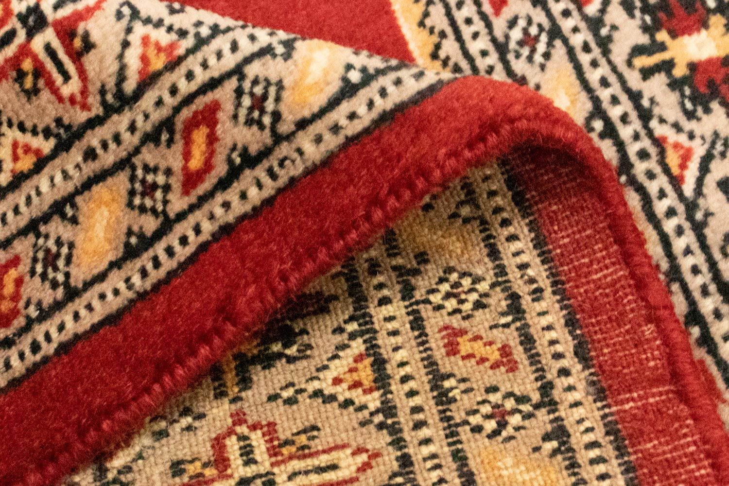 Afghansk tæppe - Bukhara - 123 x 78 cm - rød