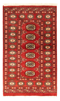 Afghansk tæppe - Bukhara - 132 x 78 cm - rød