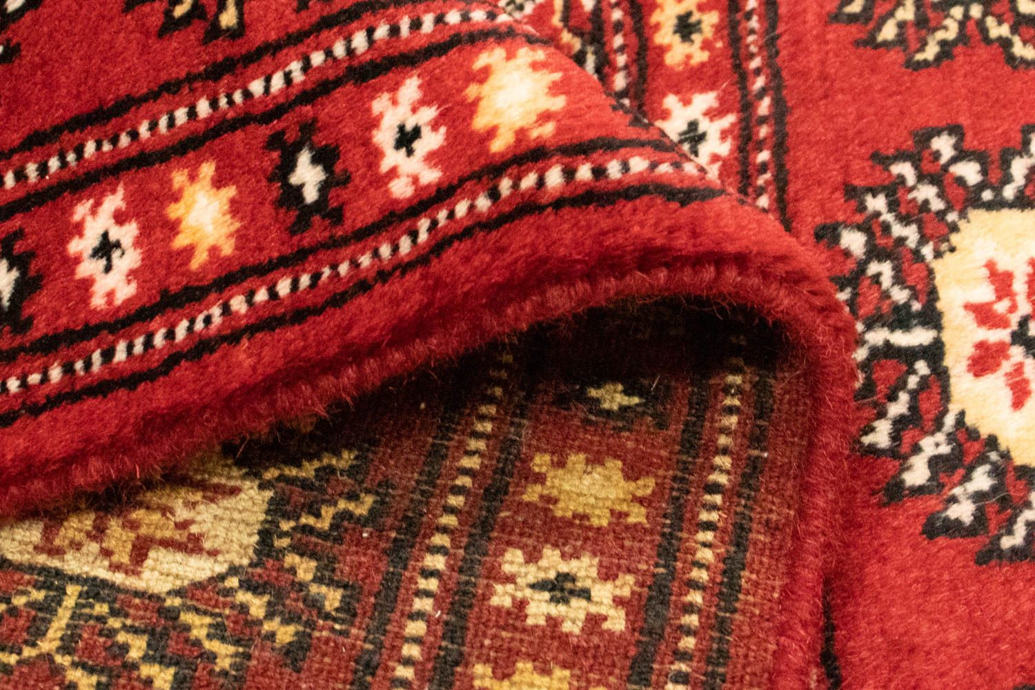 Afghansk tæppe - Bukhara - 132 x 78 cm - rød