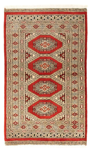 Afghansk tæppe - Bukhara - 133 x 78 cm - rød