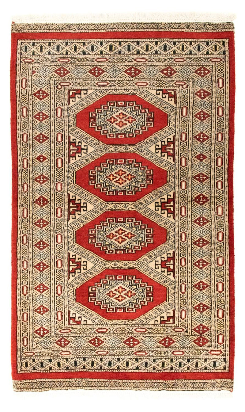 Afghansk tæppe - Bukhara - 133 x 78 cm - rød