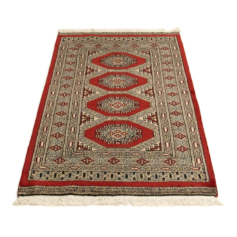 Afghansk tæppe - Bukhara - 124 x 79 cm - rød