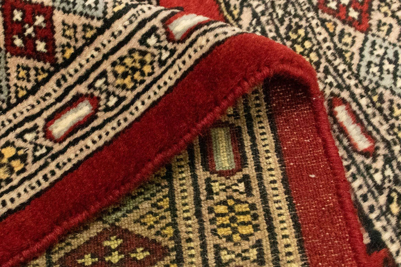 Afghansk tæppe - Bukhara - 124 x 79 cm - rød