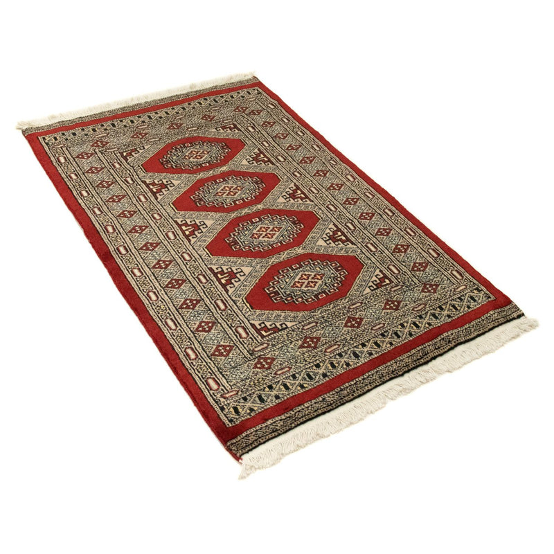 Afghansk tæppe - Bukhara - 124 x 79 cm - rød