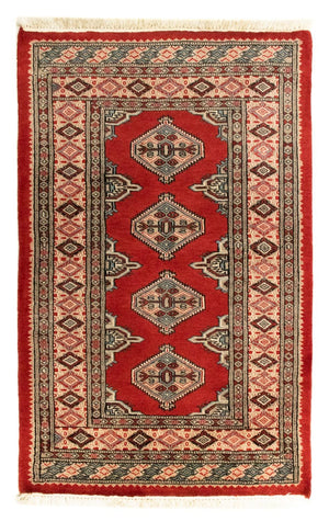 Afghansk tæppe - Bukhara - 121 x 80 cm - rød