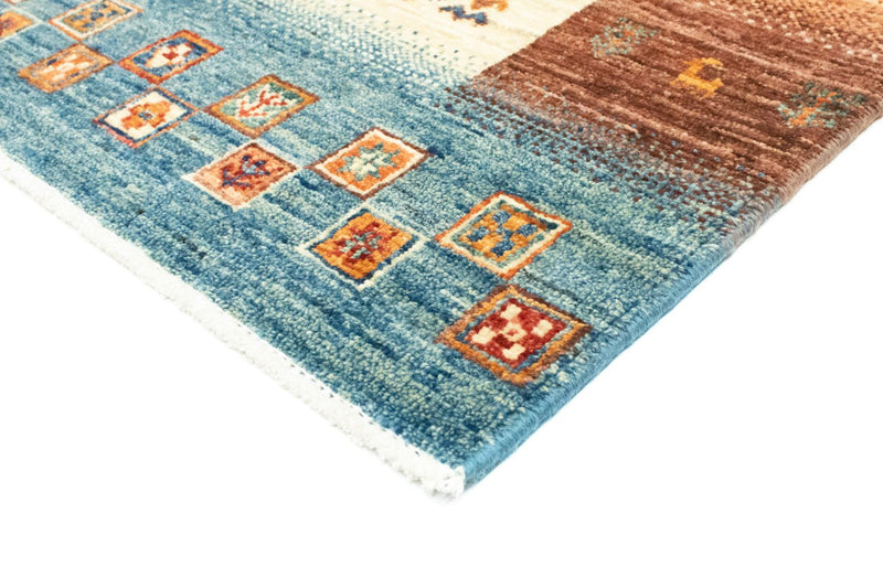 Gabbeh Tæppe - Loribaft Persisk - 197 x 151 cm - flerfarvet