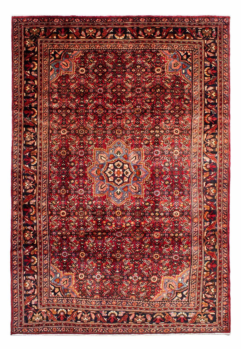 Persisk tæppe - Nomadisk - 299 x 214 cm - mørkerød