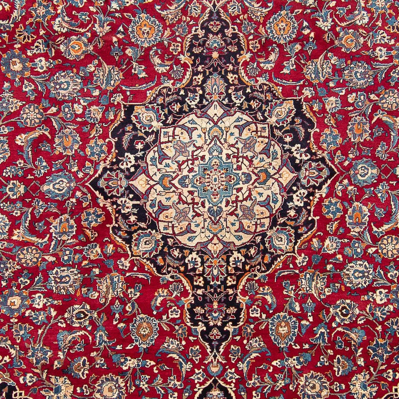 Persisk tæppe - Keshan - 375 x 291 cm - rød