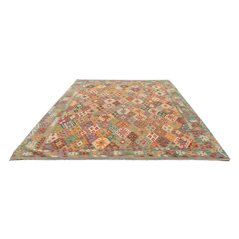 Kelim Carpet - Splash - 341 x 263 cm - flerfarvet