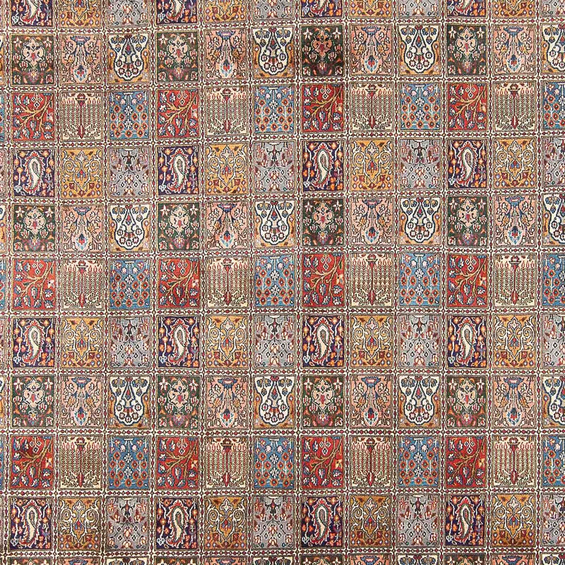 Vintage tæppe - 405 x 298 cm - flerfarvet
