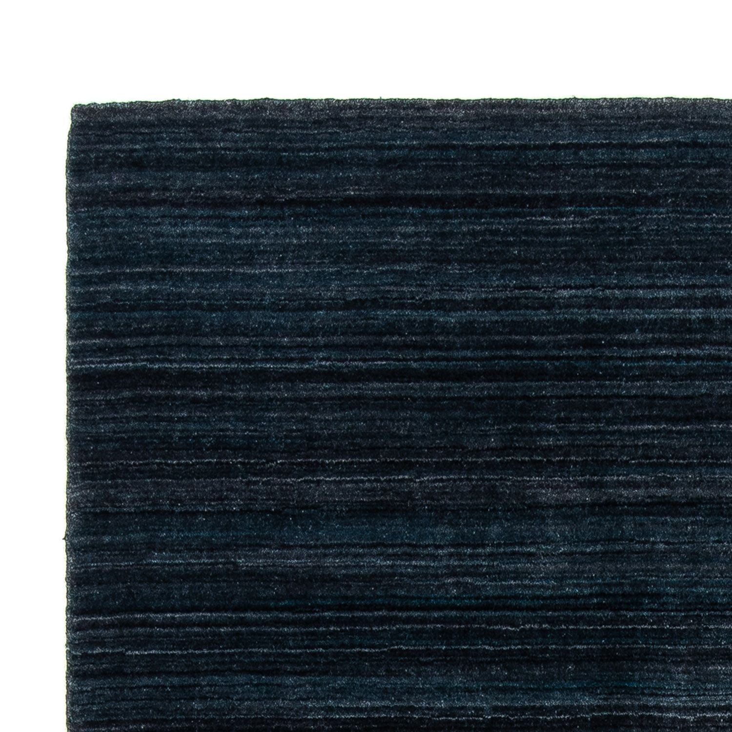 Vintage tæppe - 200 x 150 cm - mørkeblå