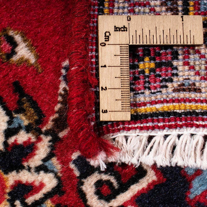 Persisk tæppe - Keshan - 354 x 253 cm - mørkerød