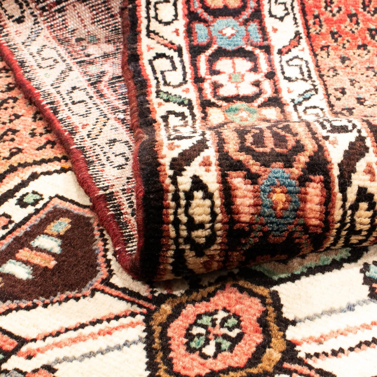 Løber Persisk tæppe - Nomadisk - 290 x 106 cm - lysrød