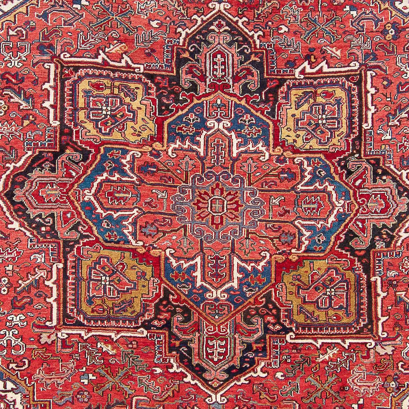 Persisk tæppe - Nomadisk - 335 x 243 cm - lysrød